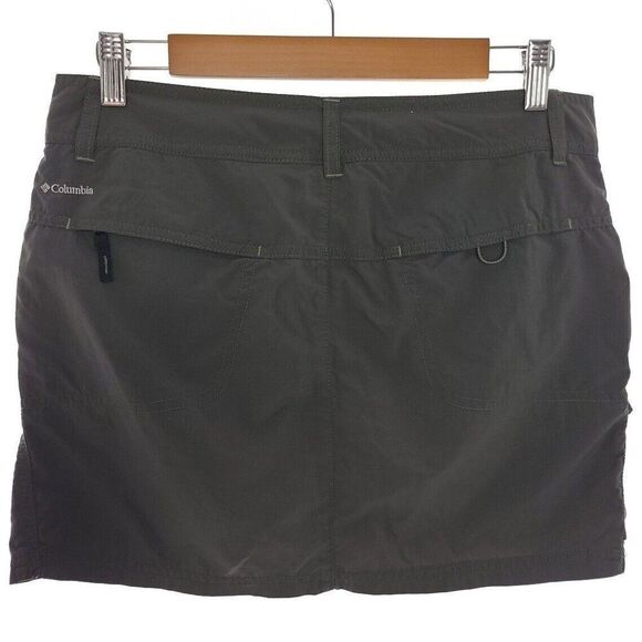 Columbia Omni Shade Sun Protection Solid Green Outdoor Skort Size 2 - Picture 8 of 14